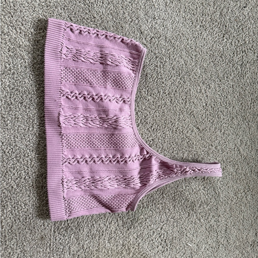Lavender Knit Bralette